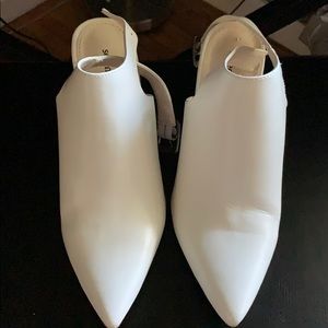 White Heel boots